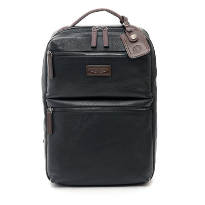 Spalding Bros-zaino-square-full-grain-nero 2