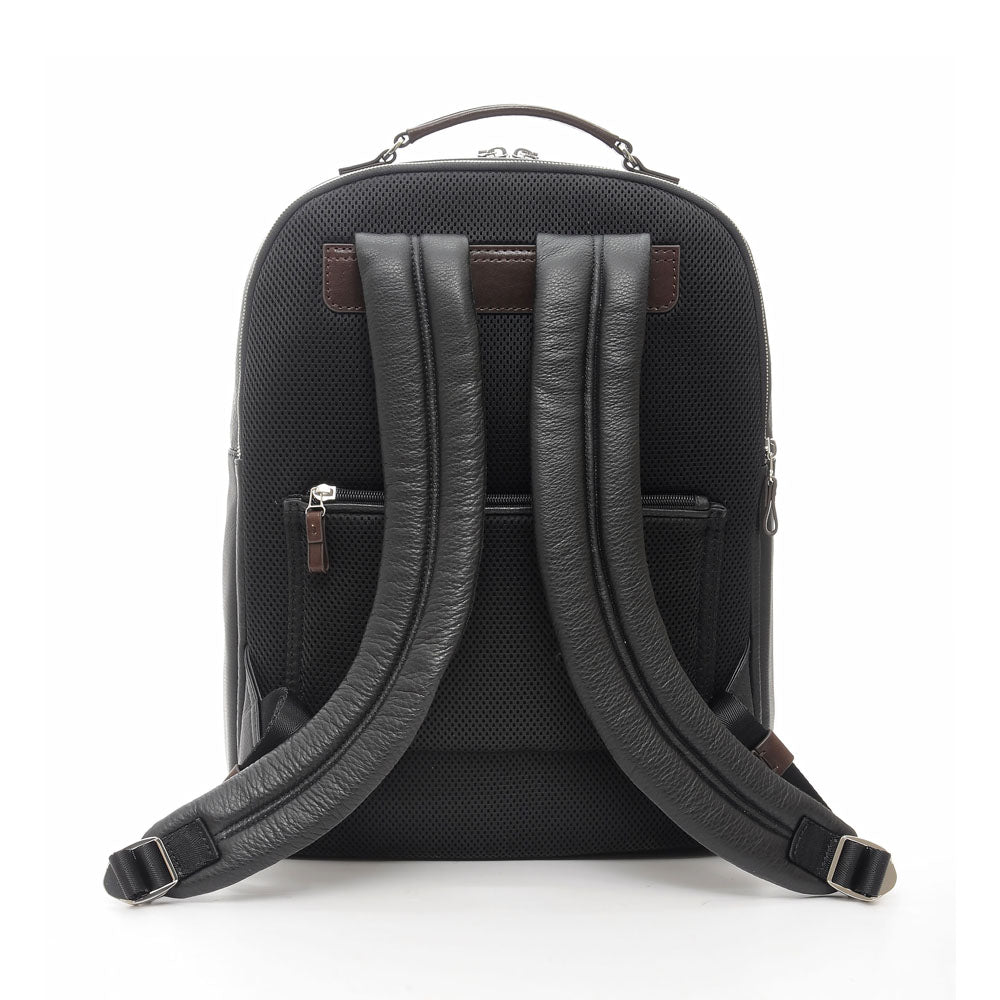 Spalding Bros -zaino-round-full-grain-nero 3